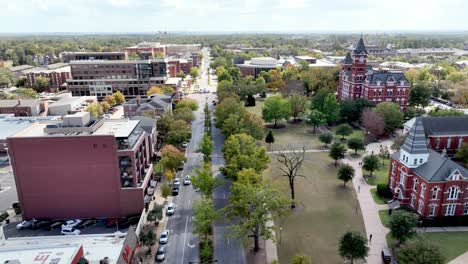 Extracción-Aérea-Del-Campus-De-Auburn,-Alabama