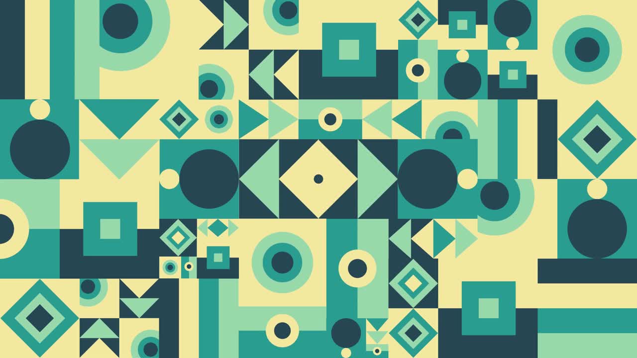 Animated Abstract Geometric Background