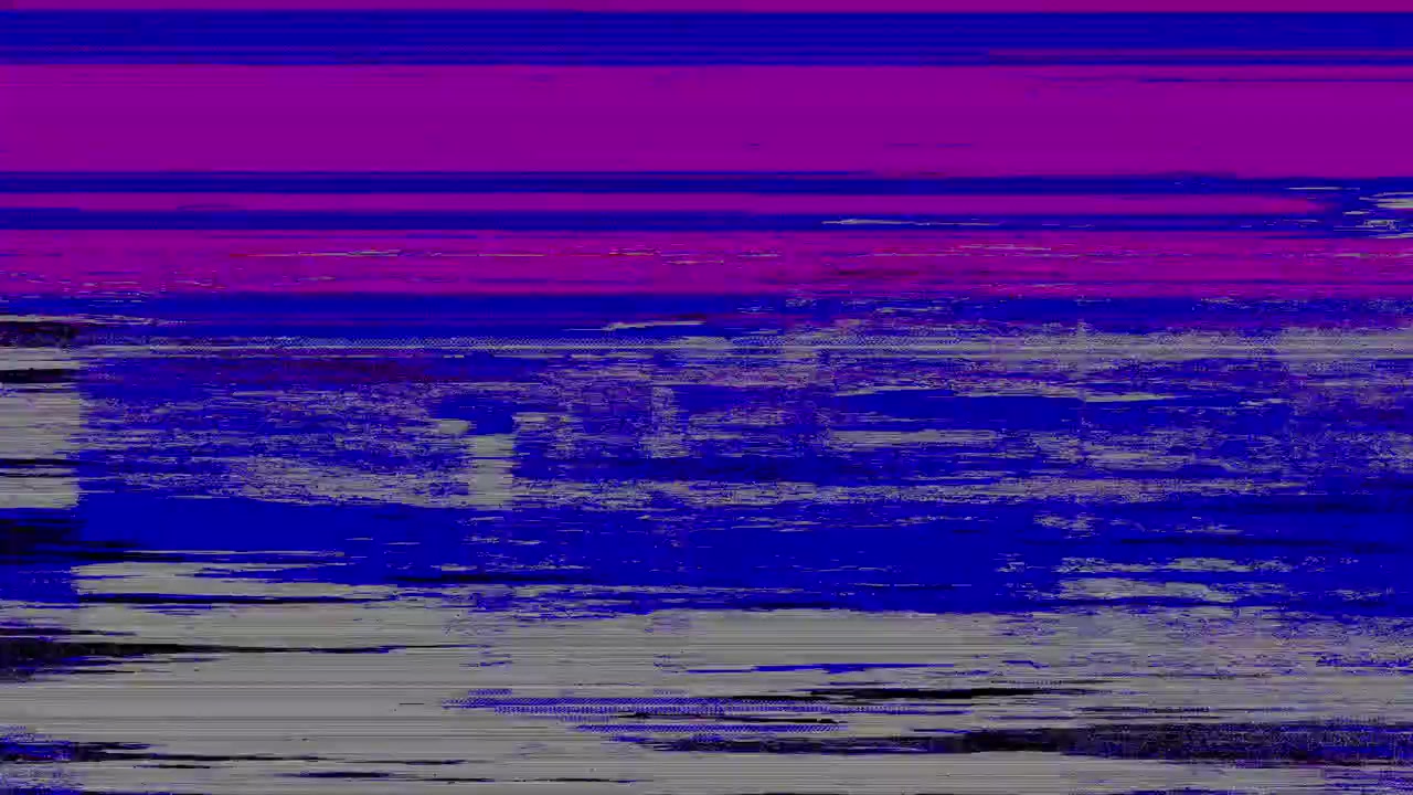 Abstract Digital Glitch Effect with Vibrant Color Shifts