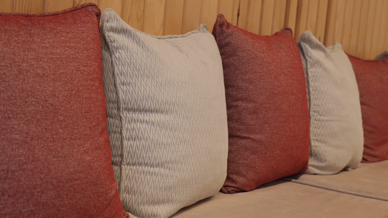 Row of Decorative Pillows