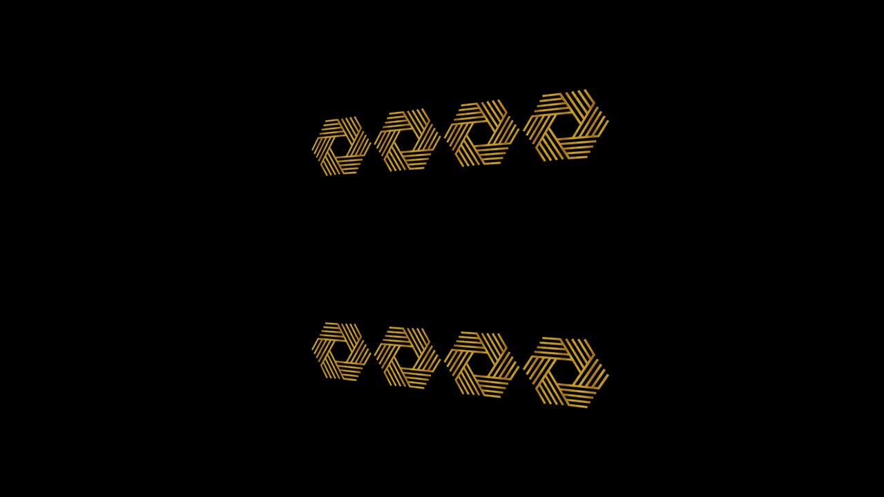 imágenes de video de fondo con motivo de art déco dorado y texturas para la composición de video