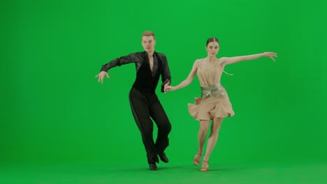 couple performing latin dance