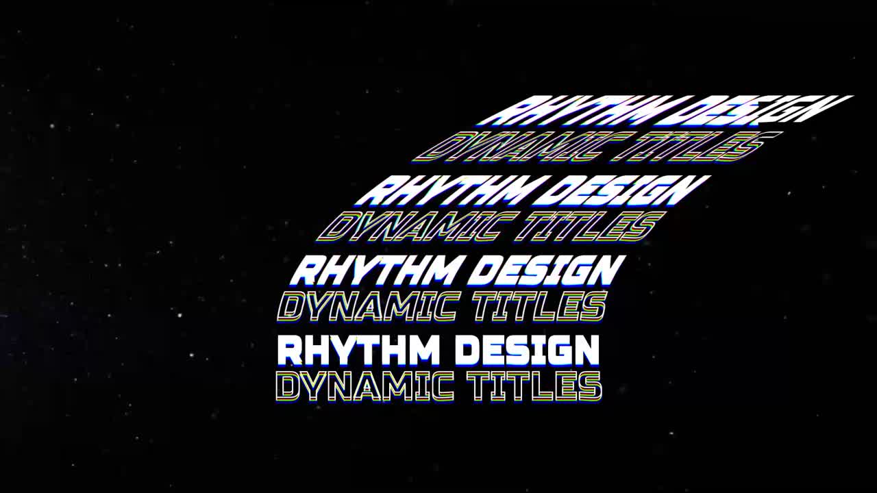 Títulos de Loop Dinâmico 08 Títulos de Loop Dinâmico Adobe After Effects 2023 Resolução 3840×2160