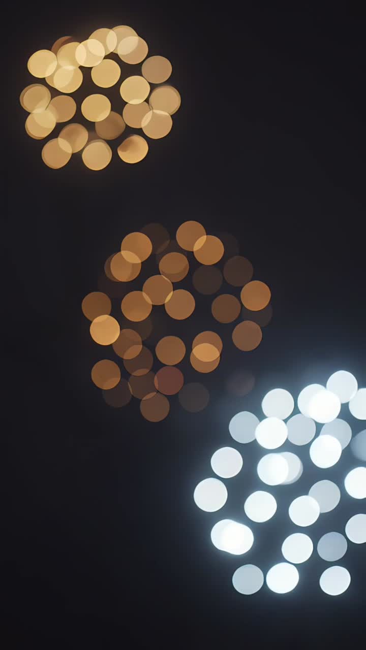 Vertical Bokeh Light Background