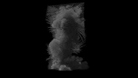 abstract ink explosion