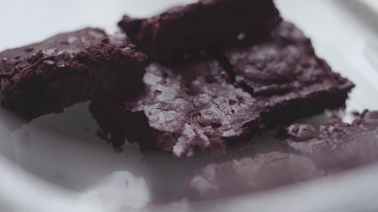 Brownies in a bin. Gluten free brownies they are