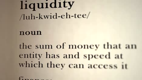 definizione di liquidità