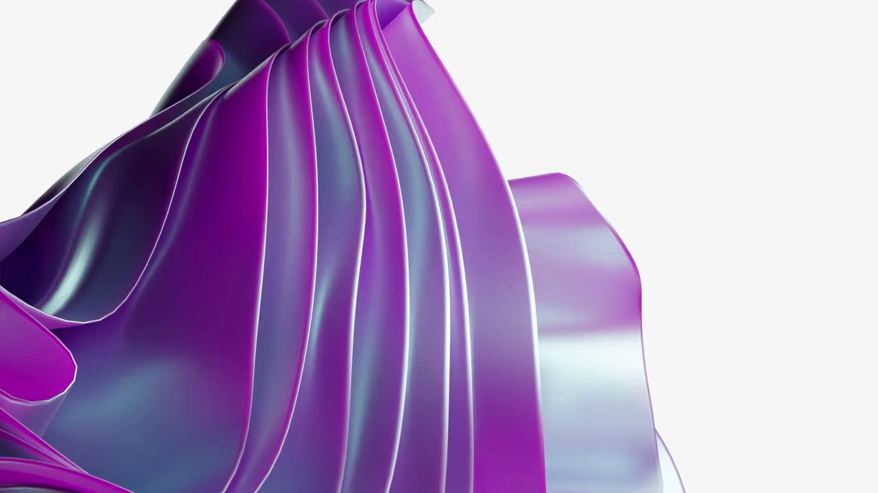 Ethereal Fluid Art purple in white background