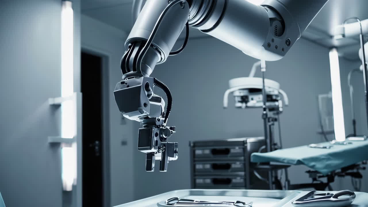 Robotic Surgery in Operating Room