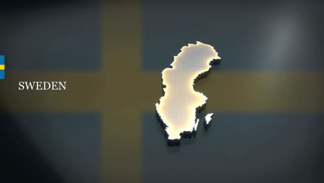 3d animated map of sweden