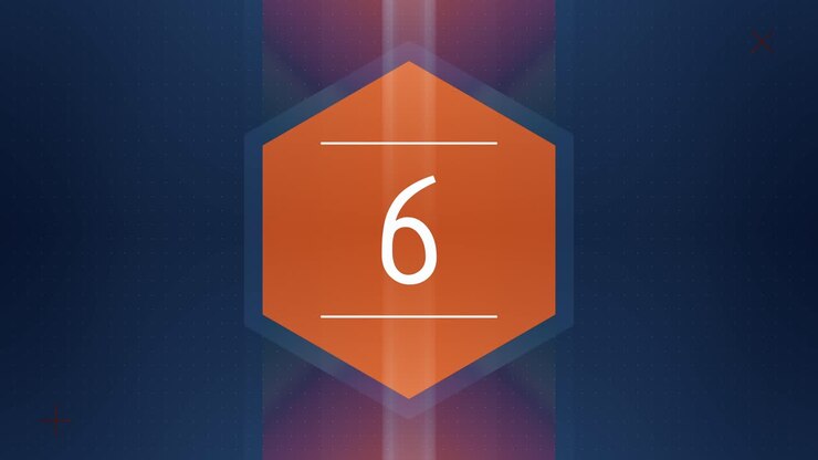 Animated Countdown Hexagon Display