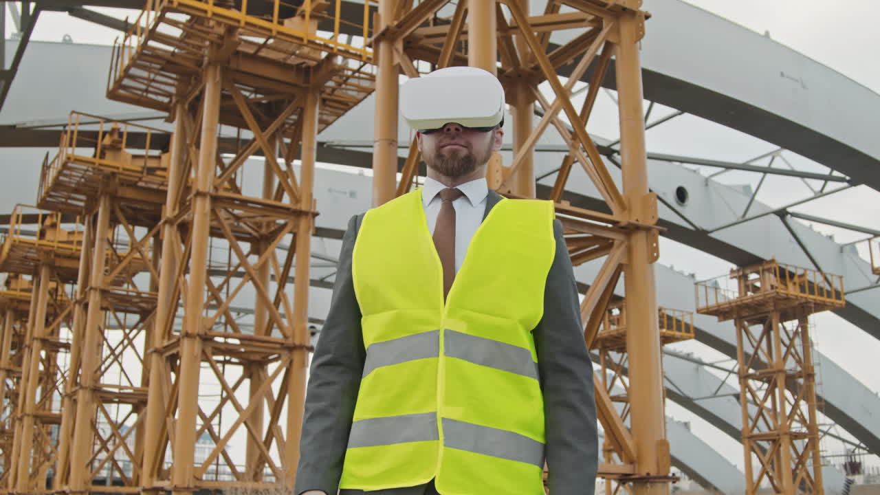 Construction Site Manager Using VR Goggles