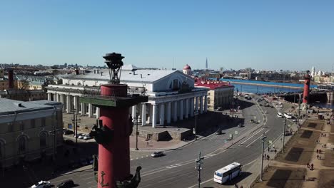 aerial view of st. petersburg, russia