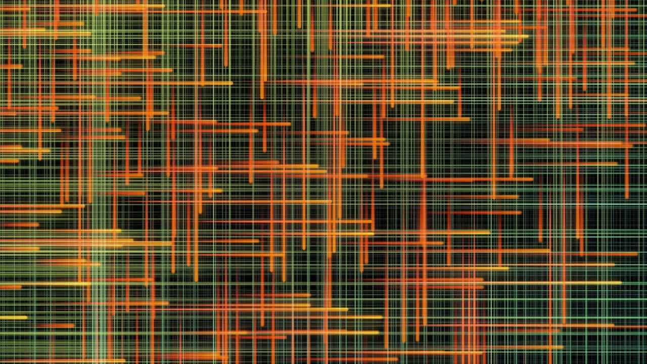 Abstract Geometric Pattern with Intersecting Lines