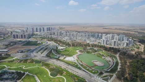 Lke-En-La-Ciudad-De-Netivot,-Israel