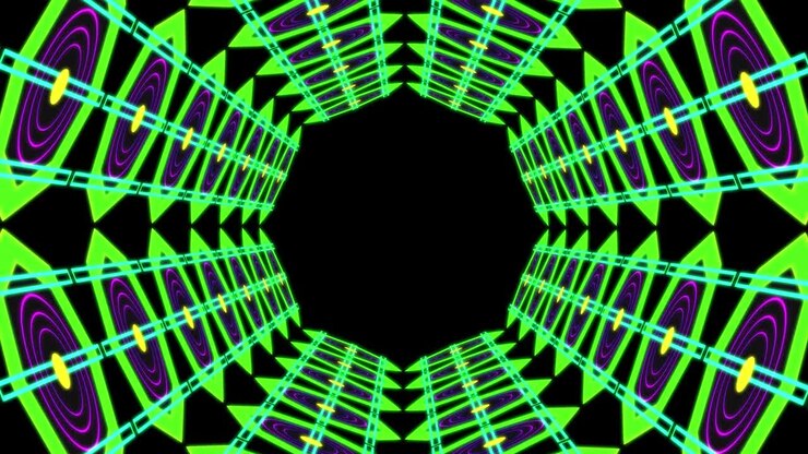 Cyber tunnel progress animation motion graphics