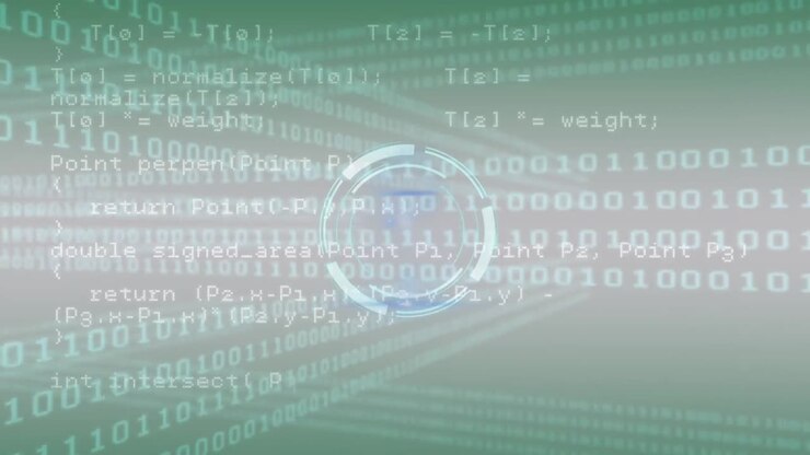 Animation of data processing over scope scanning