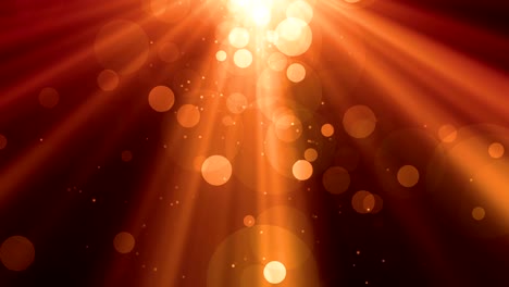 brillando rayos de luz celestial