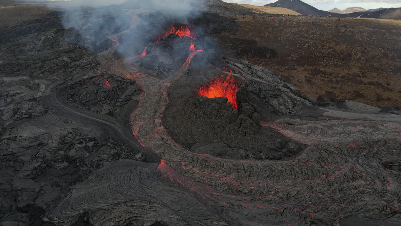 Erupting Volcano in Iceland