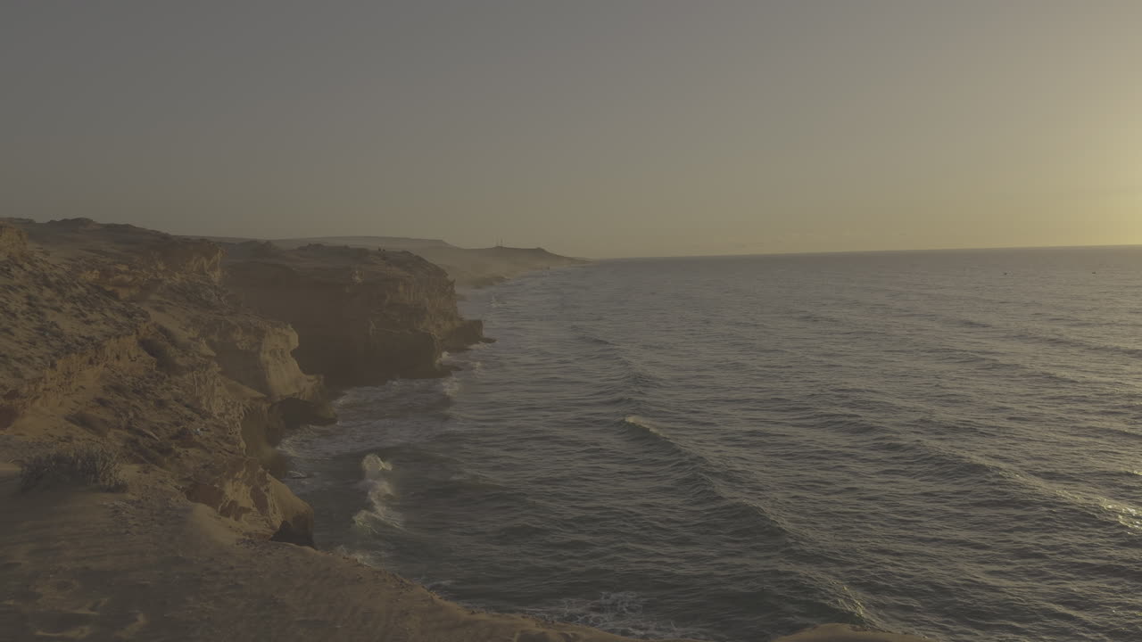 Coastal Landscape at Sunset
