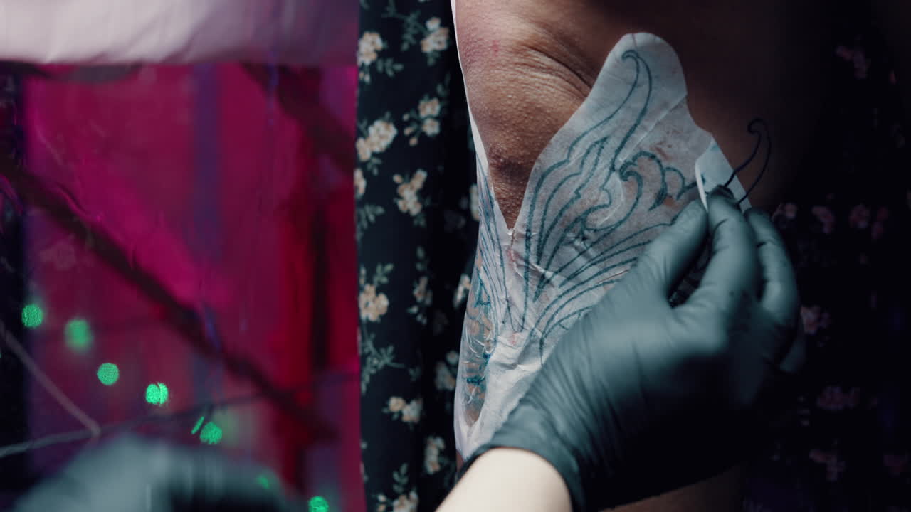 Tattoo application process