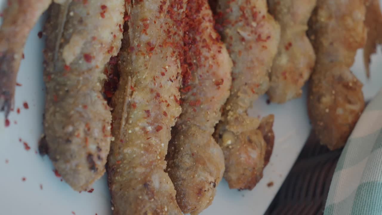 Fried Fish with Red Pepper