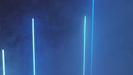 humo fondo creativo líneas láser luces de neón