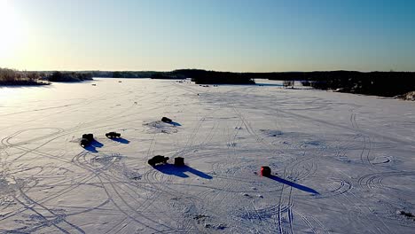 4k-30fps-aerial-video-of-ice-fishing