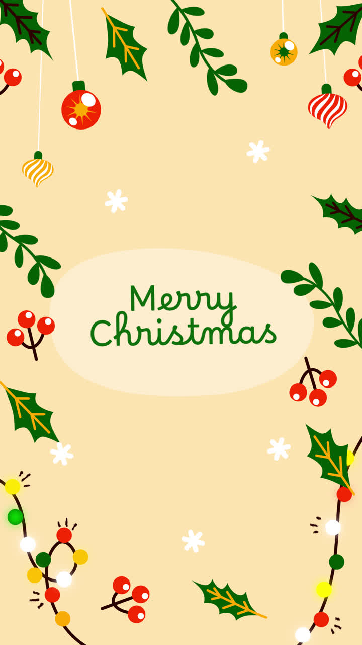 메리 크리스마스 일러스트