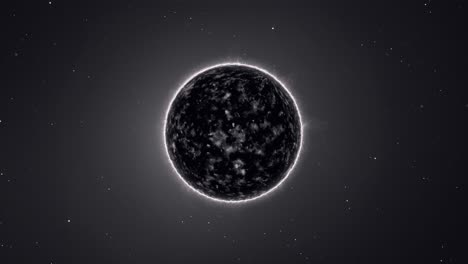 A-3D-animated-portrayal-of-a-black-dwarf-star,-a-celestial-remnant-in-the-cosmic-expanse