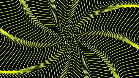 op art star pattern