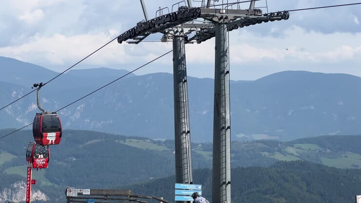 Semmering Cable car in Austria