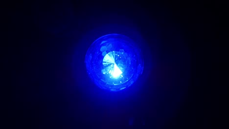 looping blue disco light