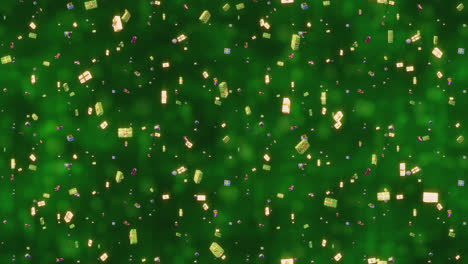 christmas presents background green loop-tile