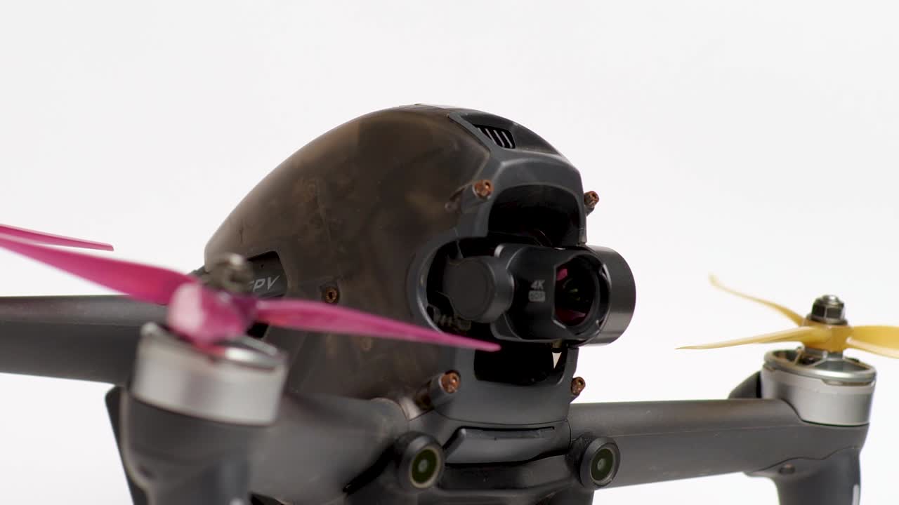 fpv 드론 프로펠러 근접 촬영, 레이싱 드론