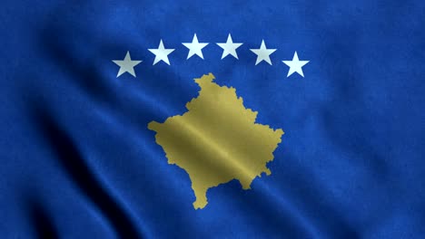 4k seamless loopable flag of kosovo