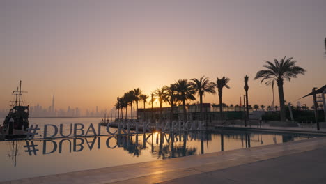 dubai creek harbour sunrise