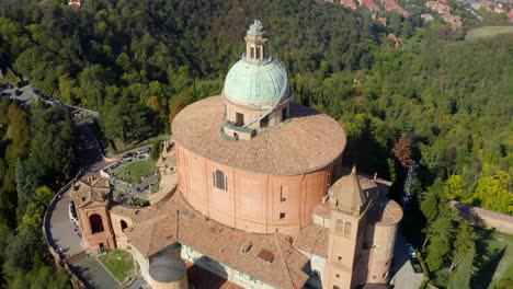 Santuario-De-La-Madonna-Di-San-Luca,-Bolonia,-Emilia-romagna,-Italia,-Octubre-De-2021