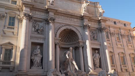 the famous trevi fountain in rome, italy