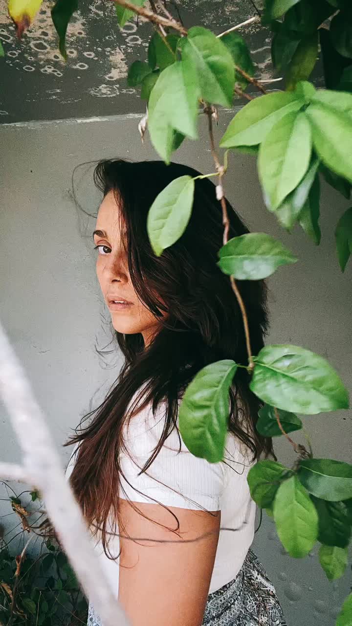 자연 속의 여성