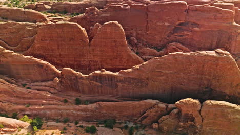 red rocky spires, natural phenomena, landscape of another planet, scenic utah