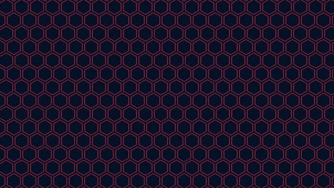 Abstract-geometric-hexagons-pattern-with-neon-colorful-light