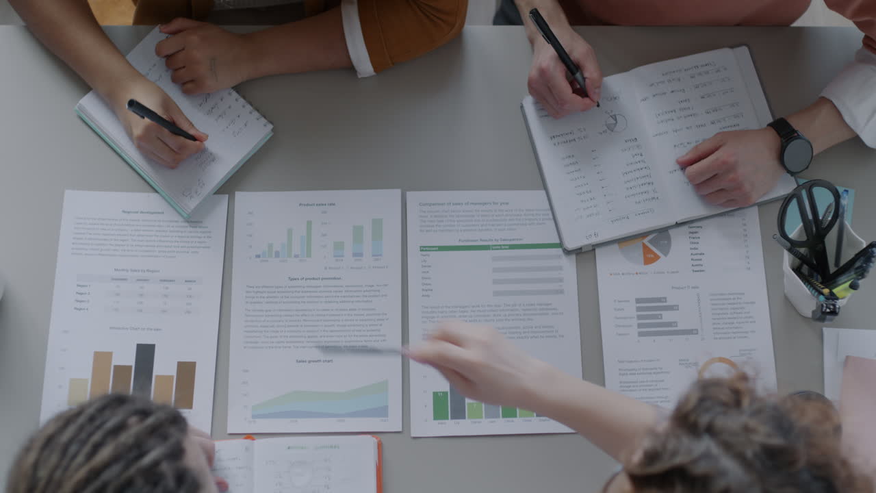 Team Brainstorming Business Meeting