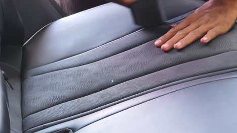 car seat cleaning and vacuuming