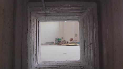inside view of concrete well