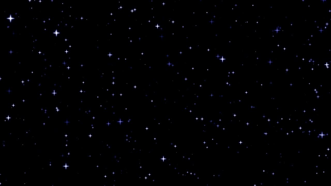 animación de las estrellas relucientes
