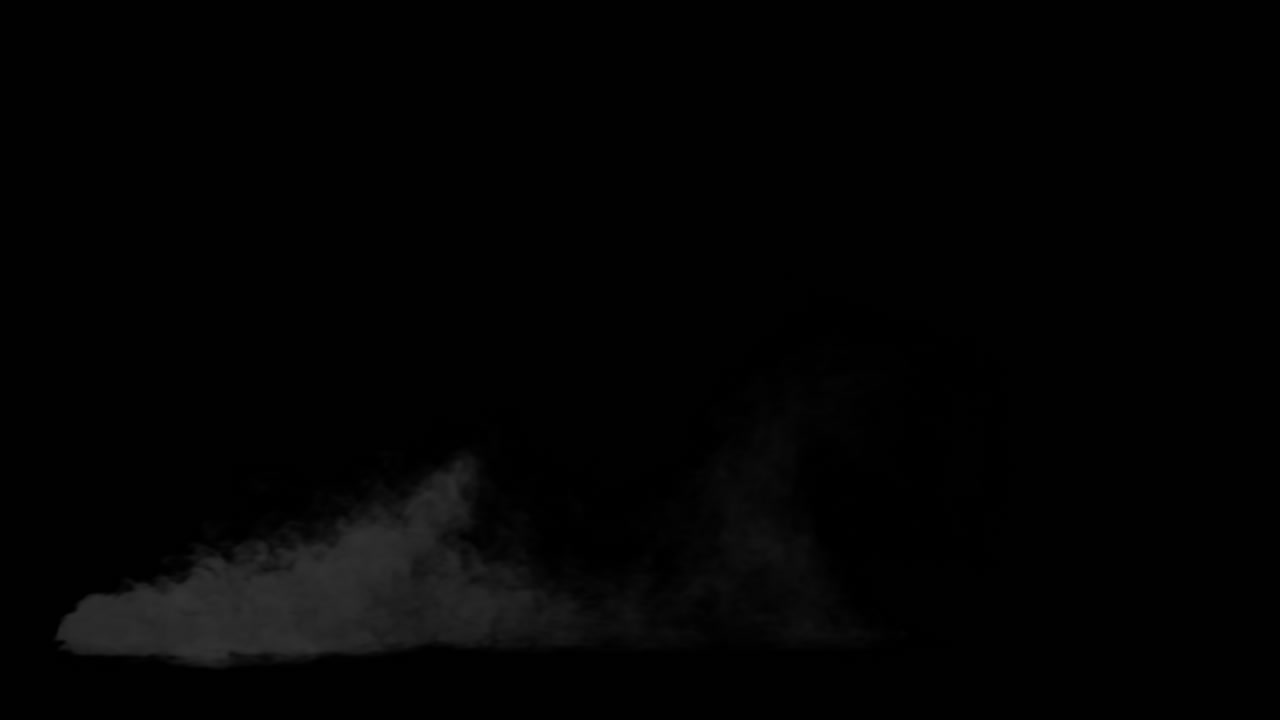 검은색 배경에 대한 연기 효과