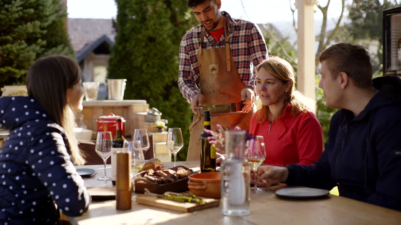 Family Outdoor Dinner Party