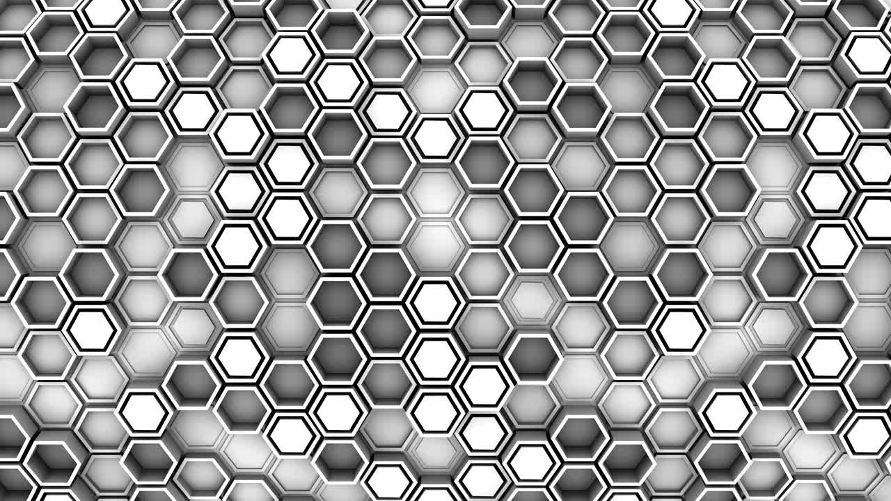 el fondo de los hexágonos