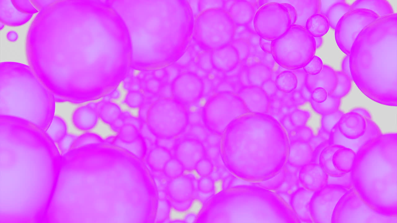 Pink Abstract Bubbles